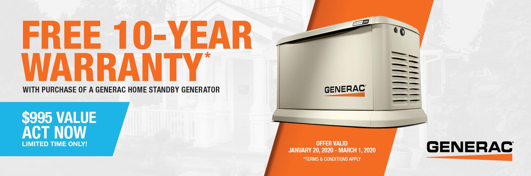 Homestandby Generator Deal | Warranty Offer | Generac Dealer | Norwalk, OH